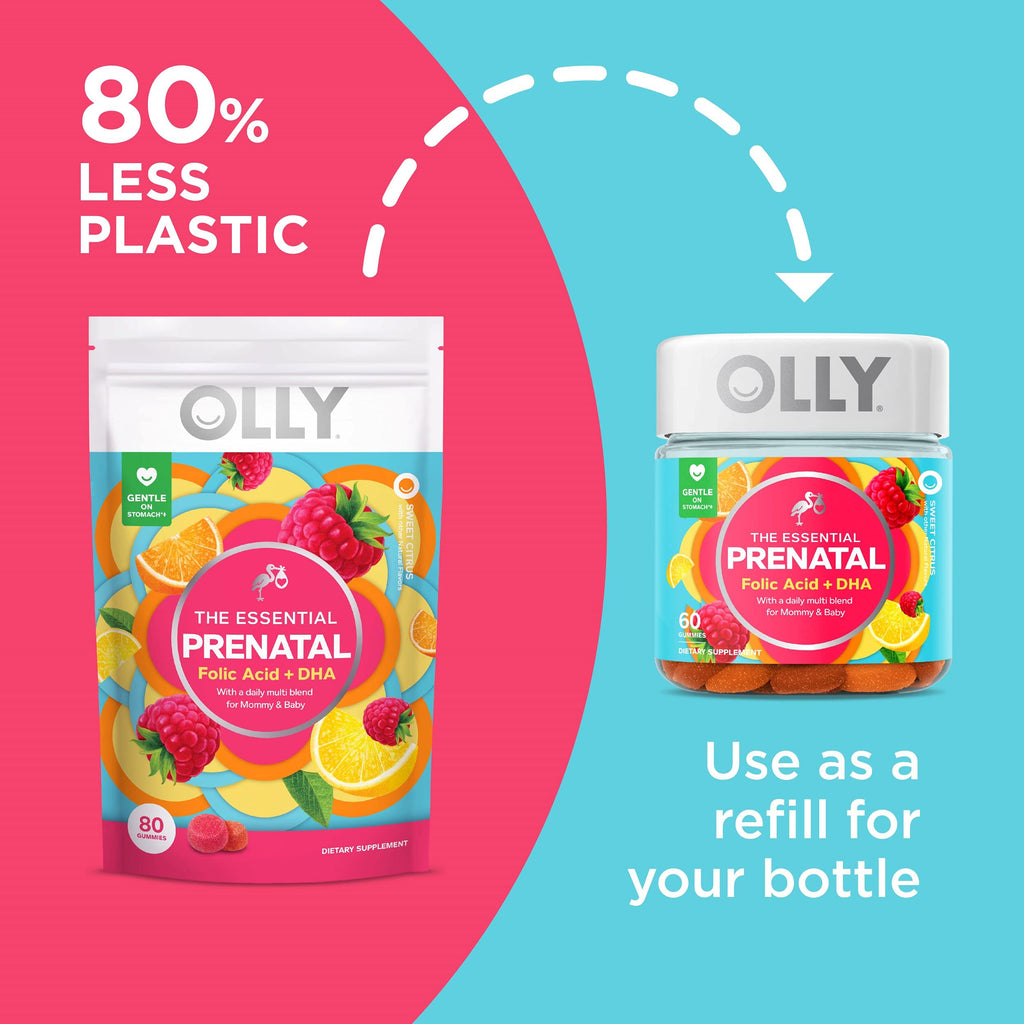 OLLY Prenatal Multivitamin Gummy with DHA - 80 Count - image 6