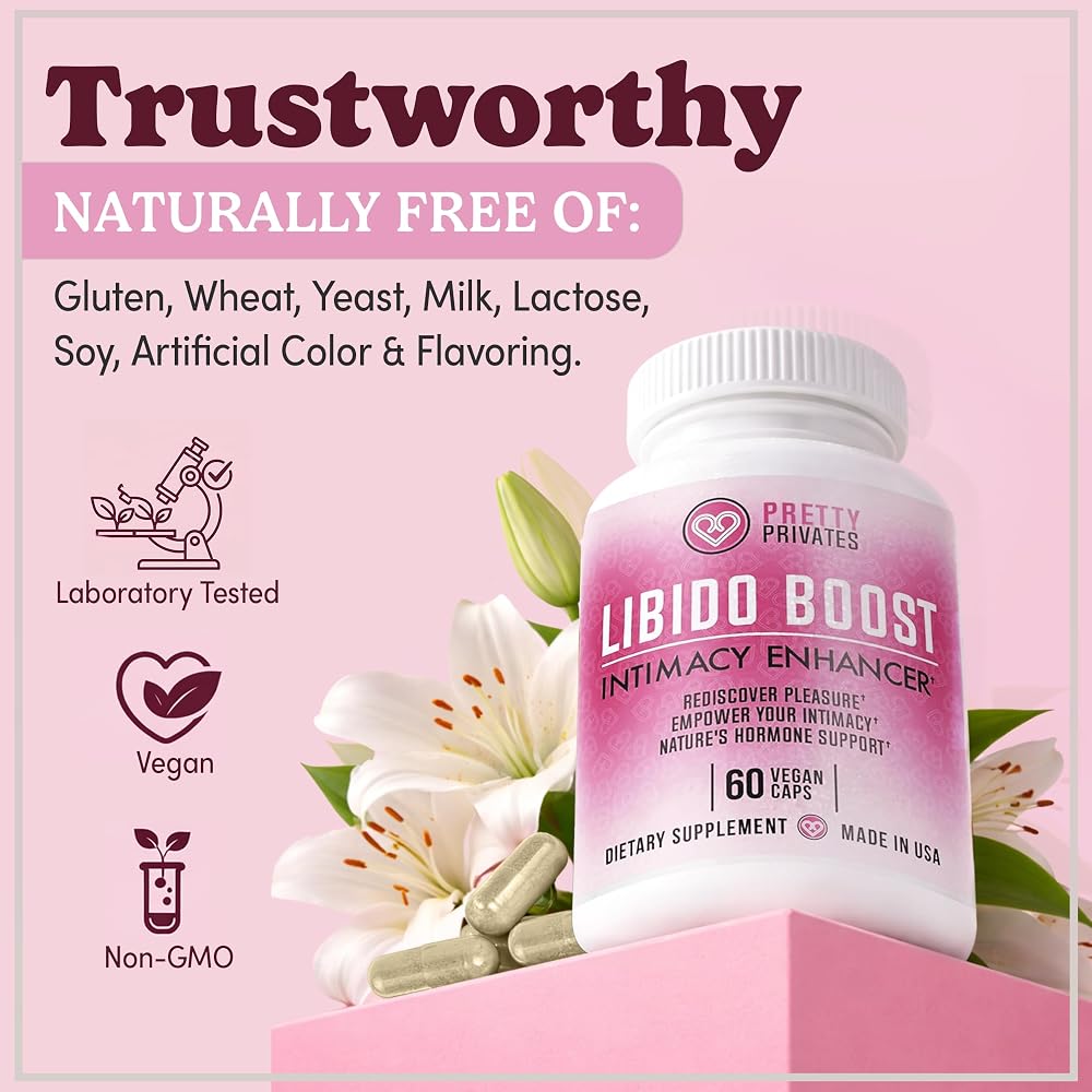 Pretty Privates Libido Booster for Women - 60 Capsules - image 5