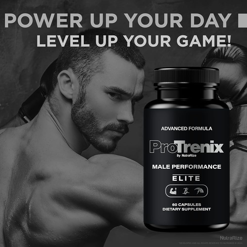 NutraRize Protrenix Elite Male Formula Energy & Stamina - 300 Capsules - image 4