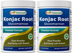 Best Naturals Konjac Glucomannan Root Powder 2000 mg - 2 Pound