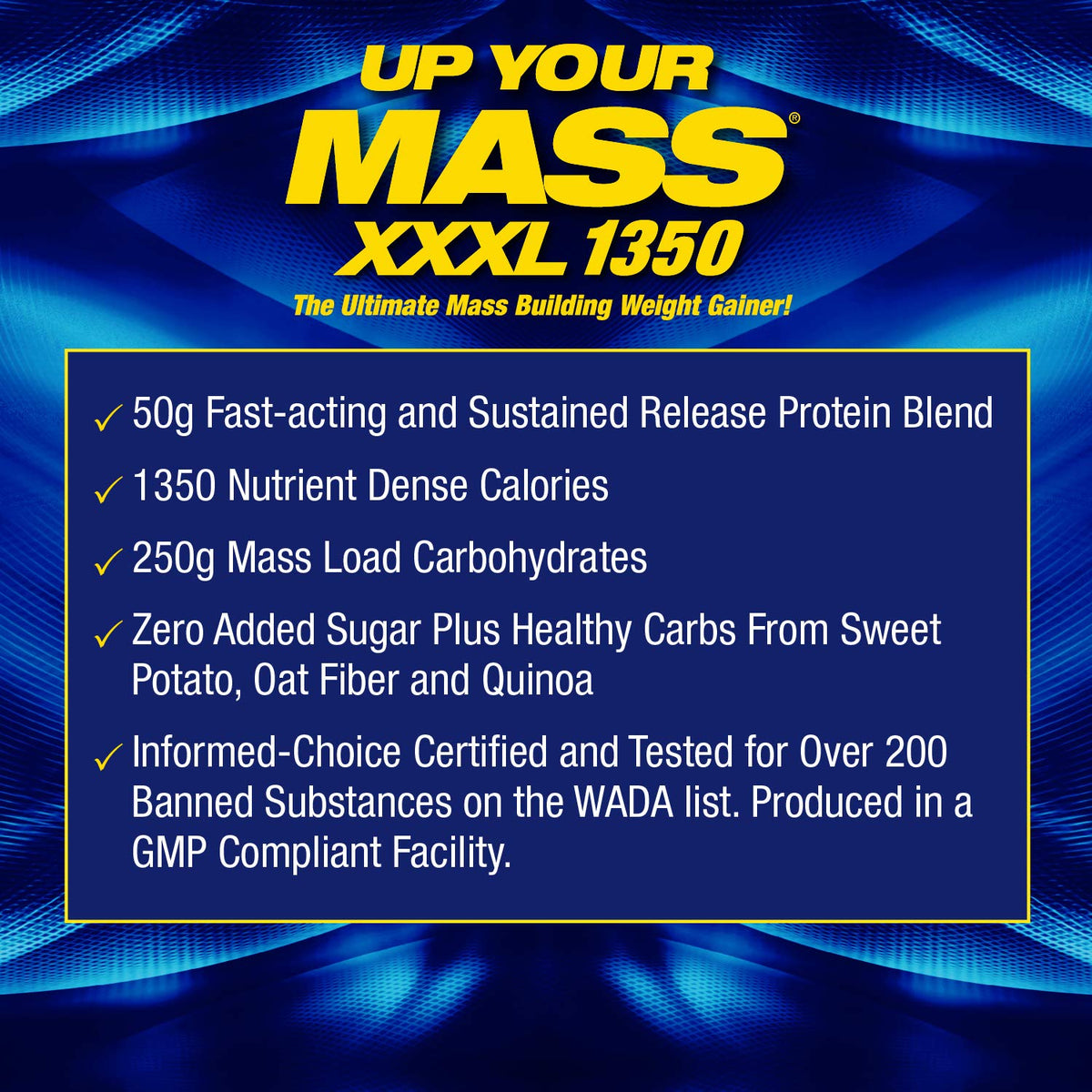 Maximum Human Performance MHP UYM XXXL 1350 Mass Building Weight