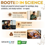Granions KSM-66 Ashwagandha Stress & Focus Support - 90 Capsules - image 3