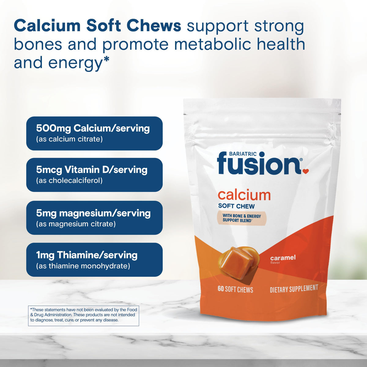 Bariatric Fusion Bariatric Calcium Supplement Chews