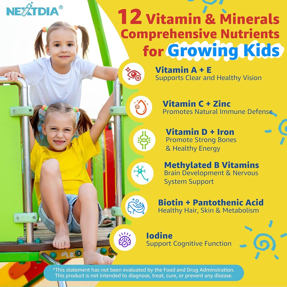 Nextdia Kids Multivitamin Liquid Filled Gummies