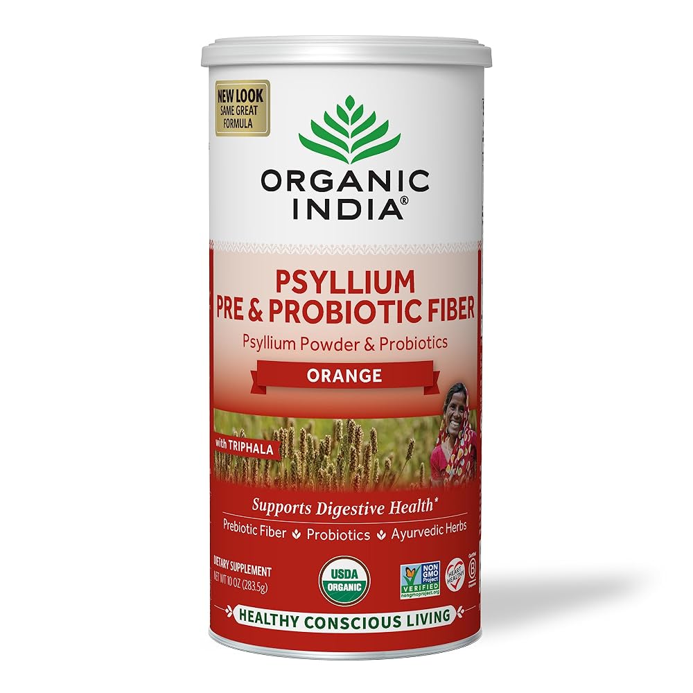 ORGANIC INDIA Psyllium Husk Pre & Probiotic Fiber - image 2