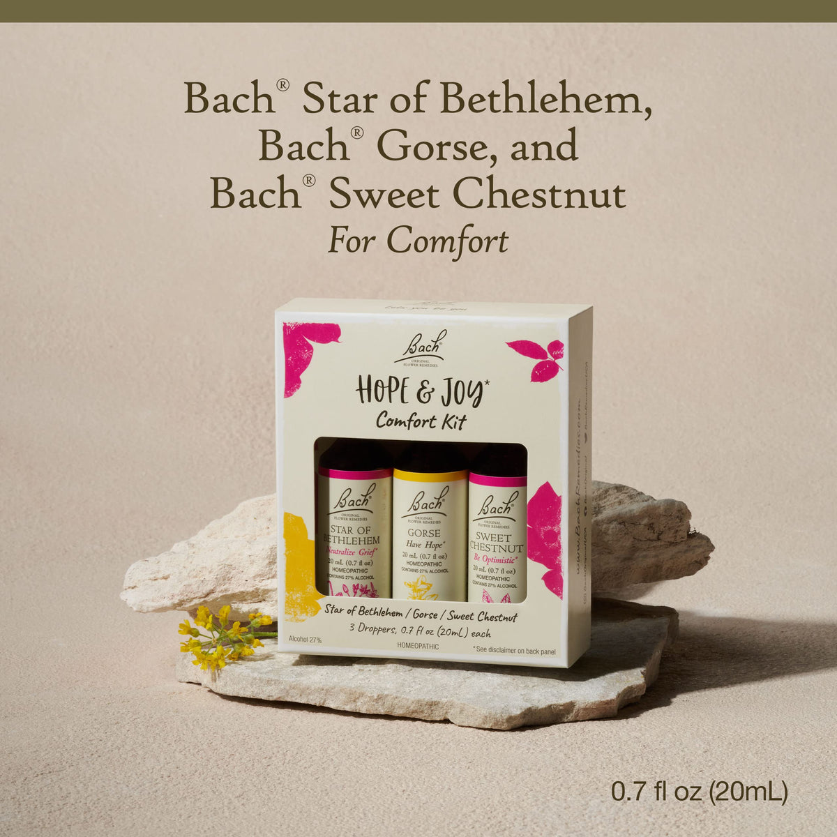 Bach Original Flower Remedies Hope and Joy Kit - 3 x 20mL - image 2