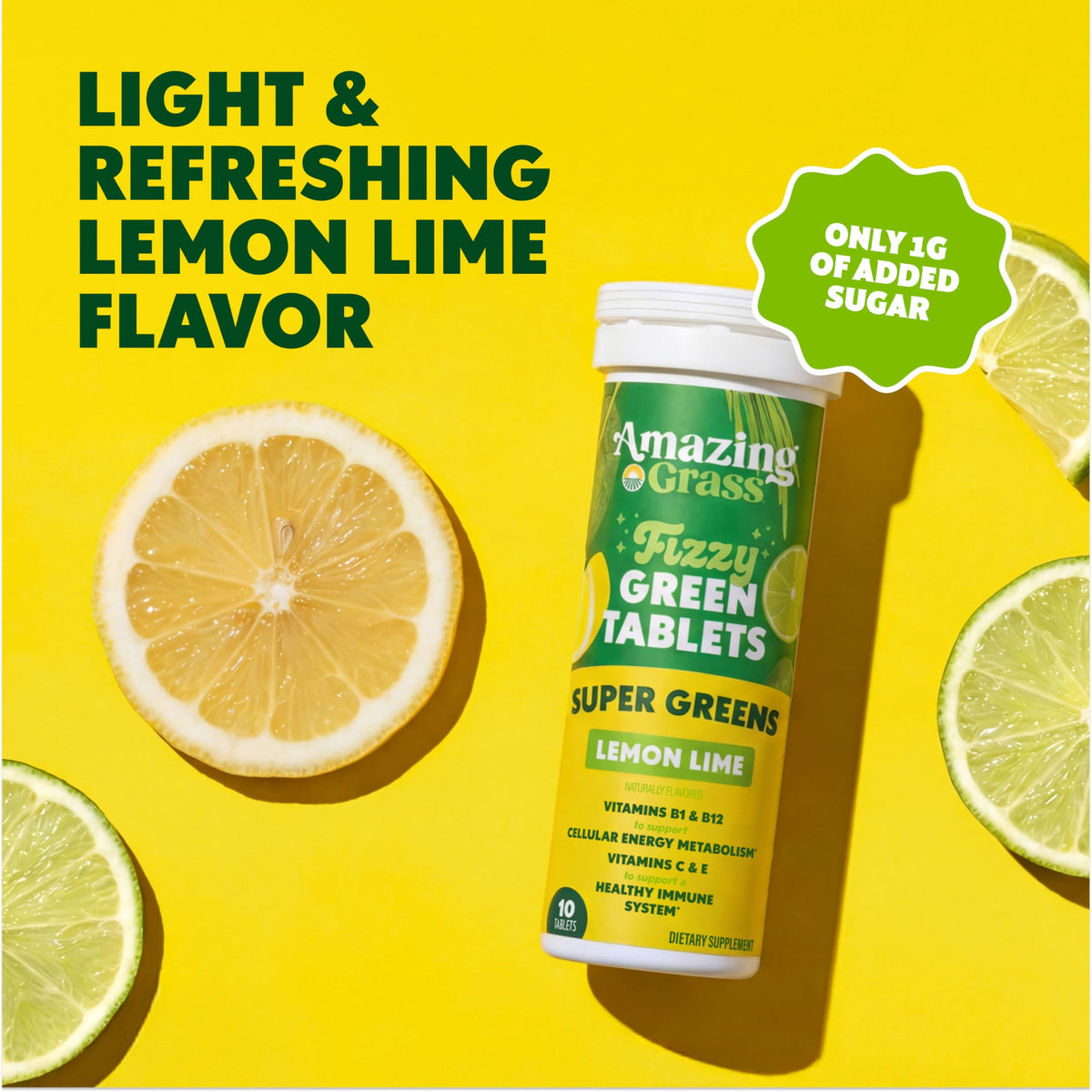 Amazing Grass Effervescent Fizzy Green Tablets