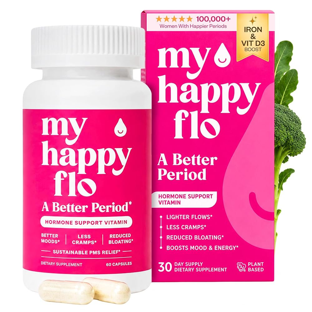 My Happy Flo Heavy Period Relief Supplement - 60 Capsules