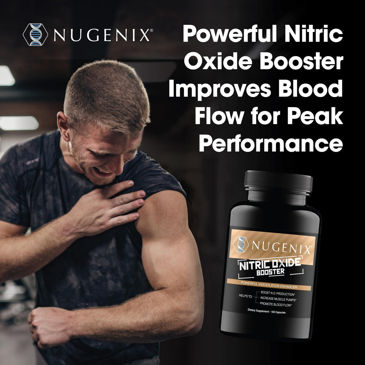 Nugenix Nitric Oxide Booster Supplement - 100 Capsules - image 4
