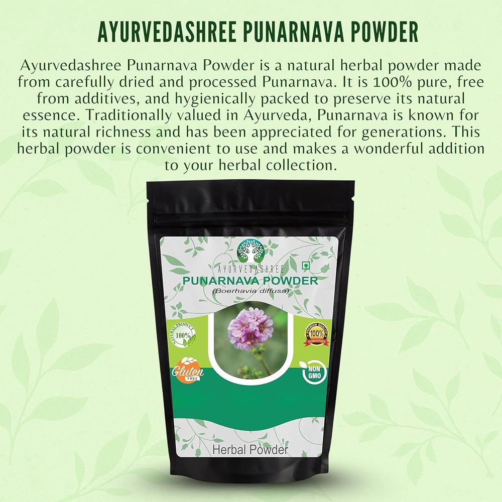 AYURVEDASHREE Punarnava Powder Herbal Supplement - 100 g - image 3