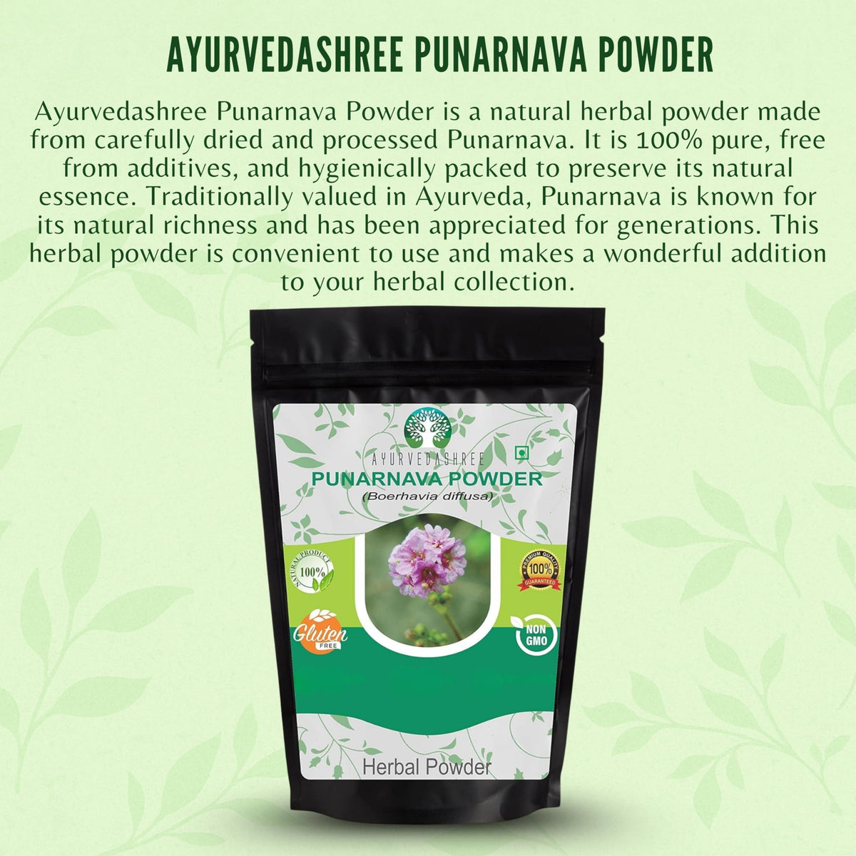 AYURVEDASHREE Punarnava Powder - 200g - image 3