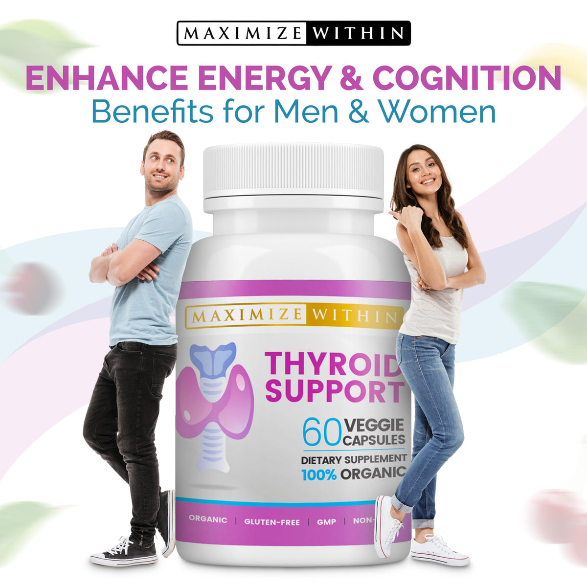 Maximize Within Thyroid Support Supplement - 60 Capsules - image 2