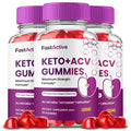 Gold Nutra Fast Active ACV Gummies for Energy - 3 Pack