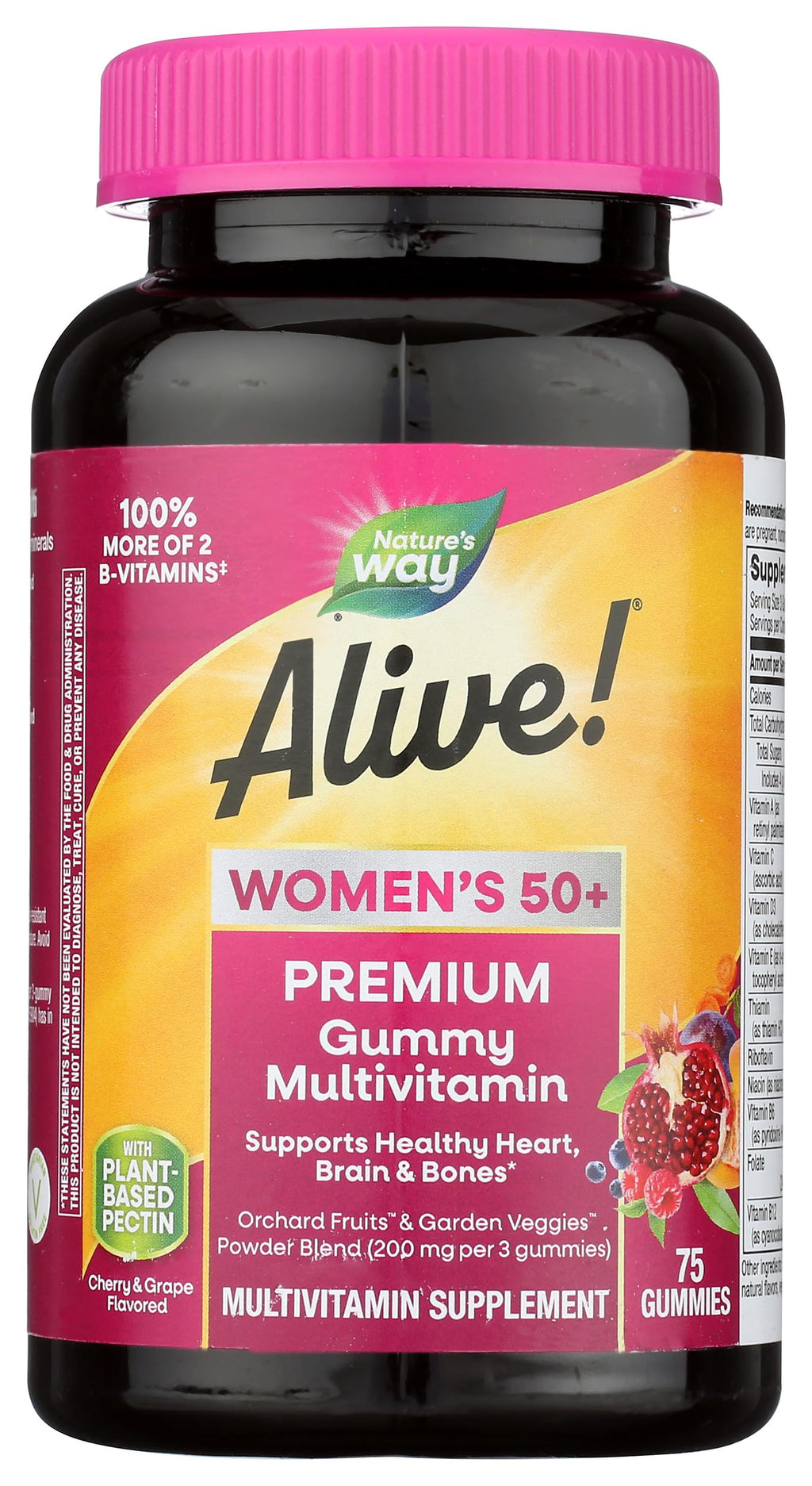 Nature's Way Alive Women 50 Plus Multivitamin Gummy - 75 Count