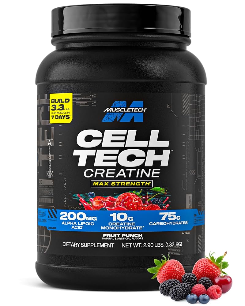 MuscleTech Creatine Monohydrate Powder - Cell-Tech Creatine Powder - image 2