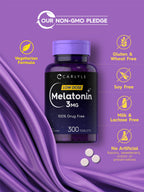 Carlyle Melatonin 3mg Tablets - 300 Count - image 5
