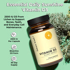 Future Kind Vegan Vitamin D3 2500 IU Bone & Muscle Support - 30 Capsules - image 2