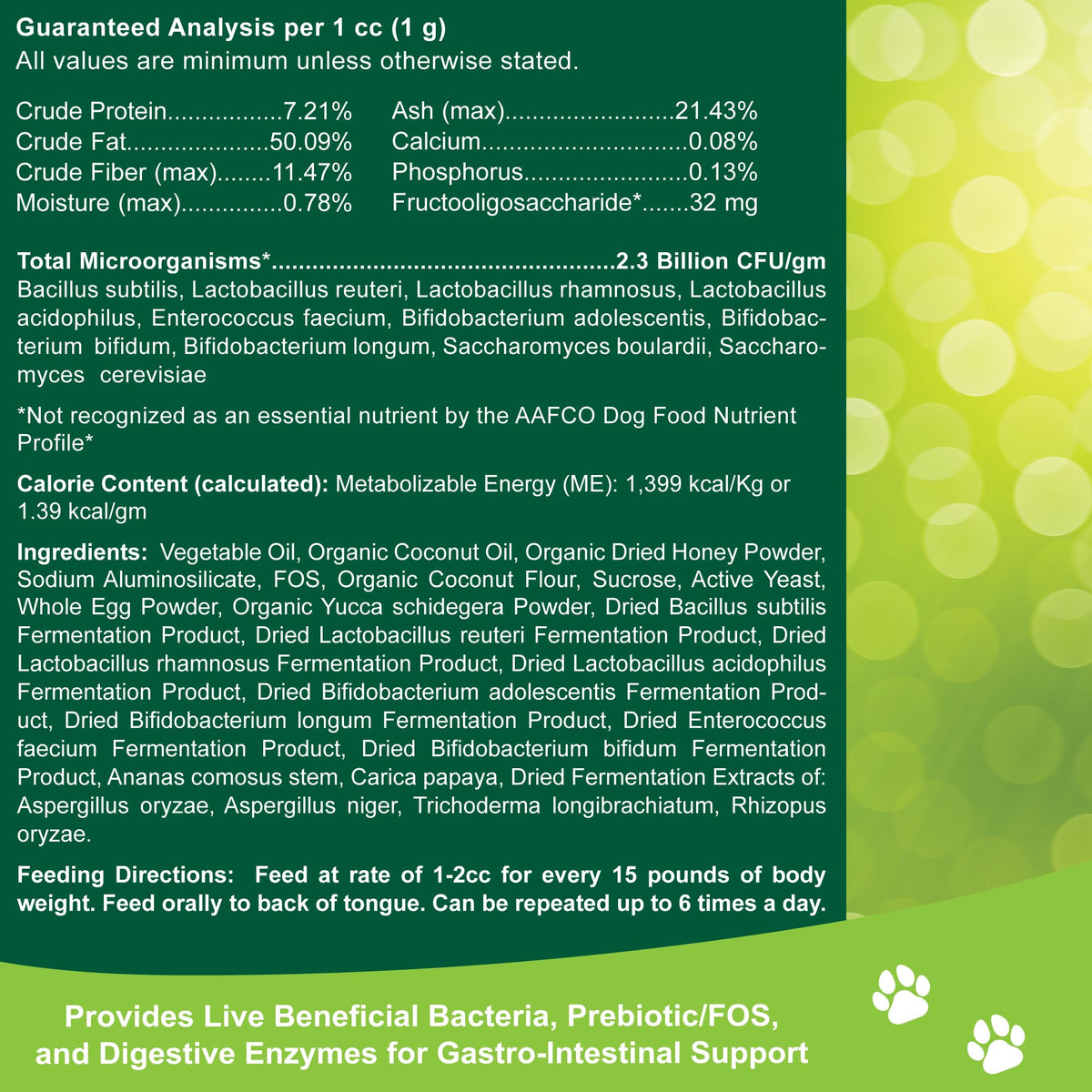 Dogzymes Canine Probiotic Paste with Saccharomyces boulardii - 15g - image 5