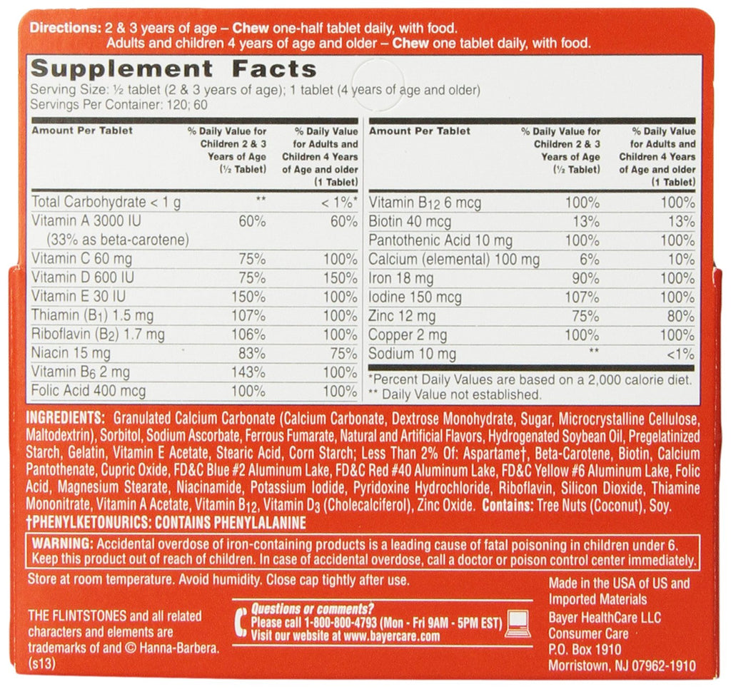 Flintstones Complete Childrens Chewable Supplement - 60 Count - image 5