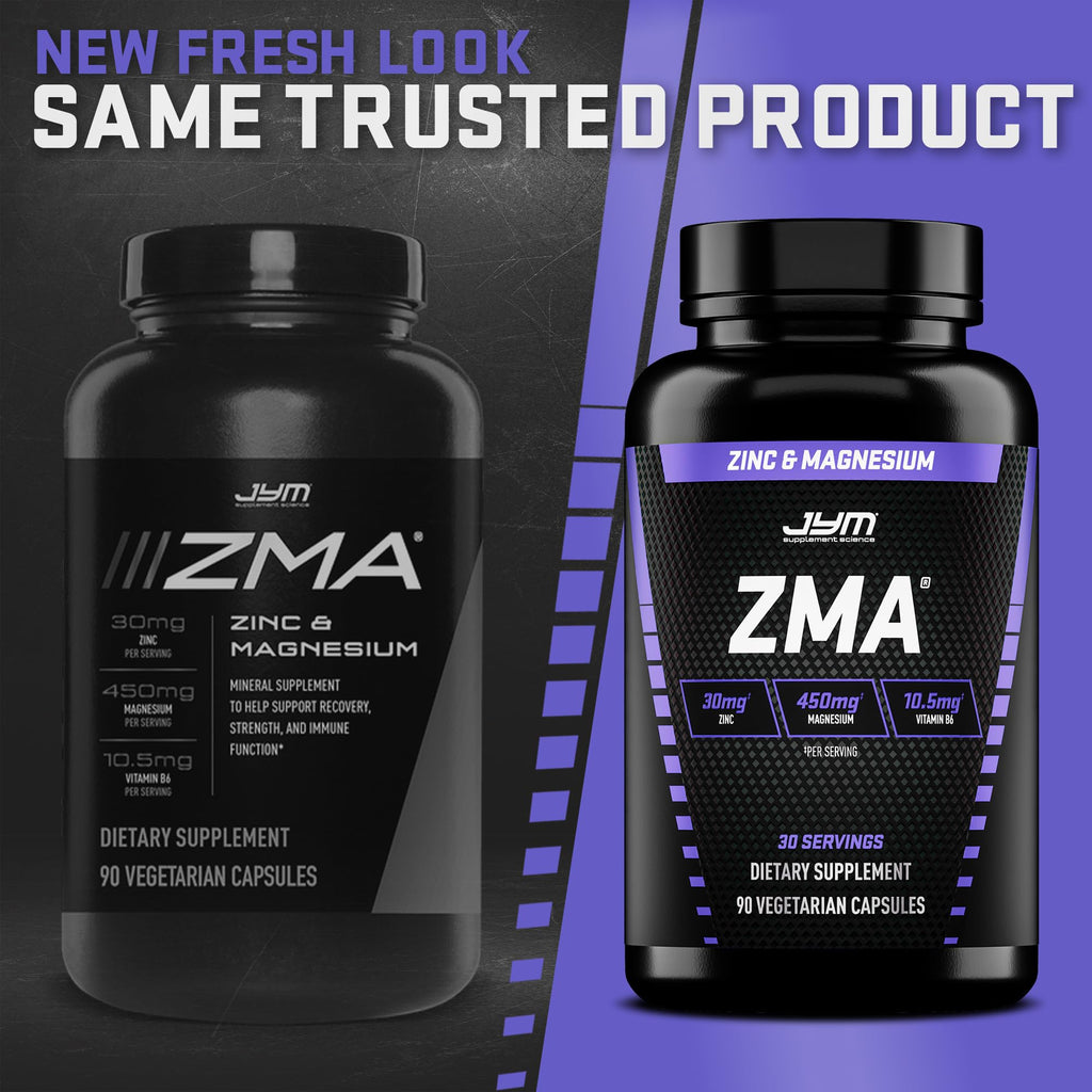 JYM Supplement Science ZMA Zinc & Magnesium - 90 Vegetarian Capsules - image 2