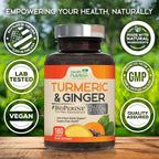 Health Nutrition Naturals Turmeric Curcumin Supplement - 95%