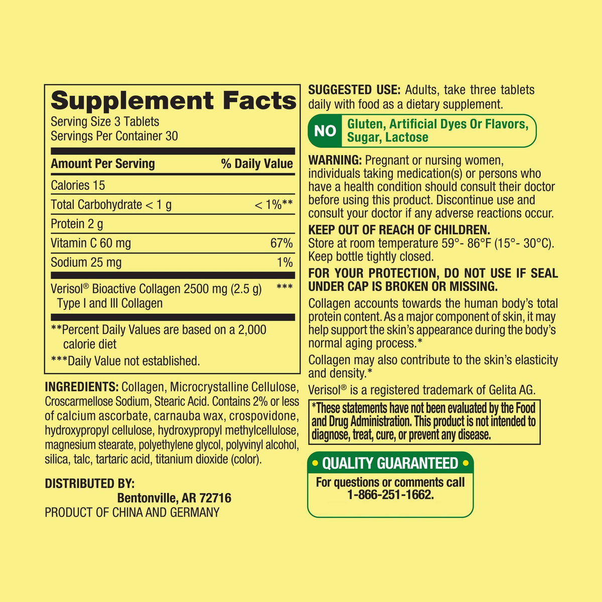 LUAL Spring Valley Collagen + C Tablets for Hair, Skin & Nails - 90 Tablets - image 4