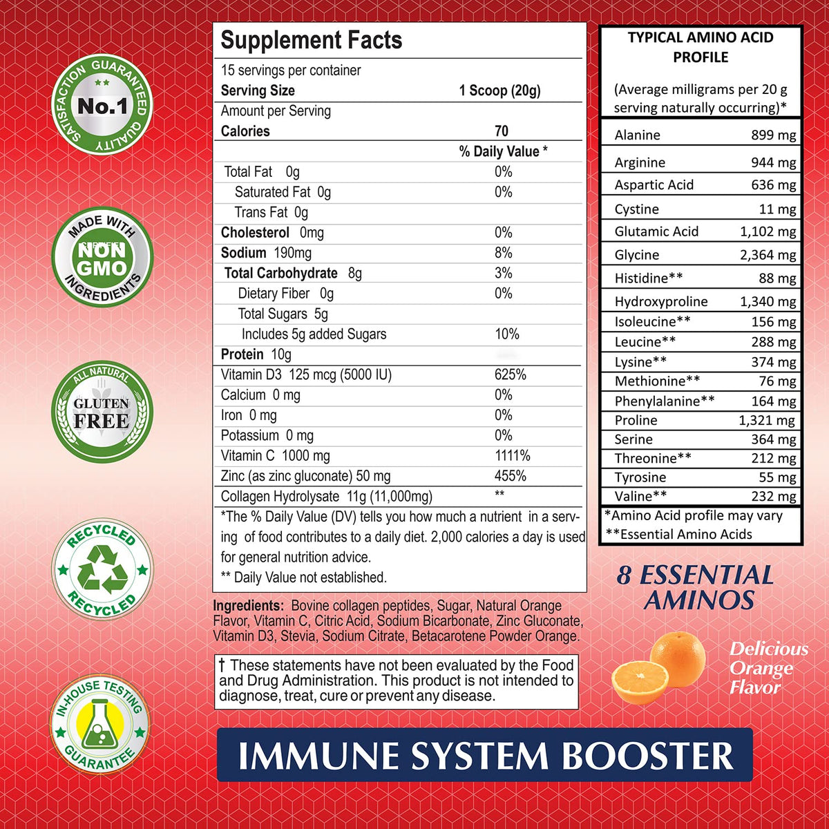 ALFA VITAMINS Super Immune C Powder Immune Support - 30 Servings - image 2