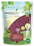 Food to Live Organic Black Elderberry Juice Powder