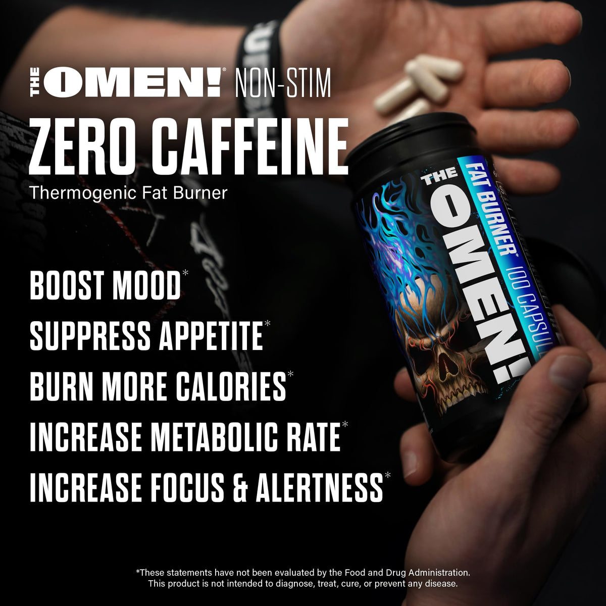 JNX SPORTS The Omen Non-Stim Fat Burner - 100 Capsules - image 5
