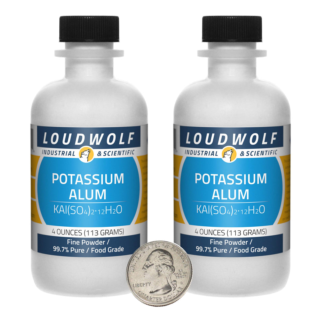 Loudwolf Potassium Alum Fine Powder Food Grade - 8 Ounces