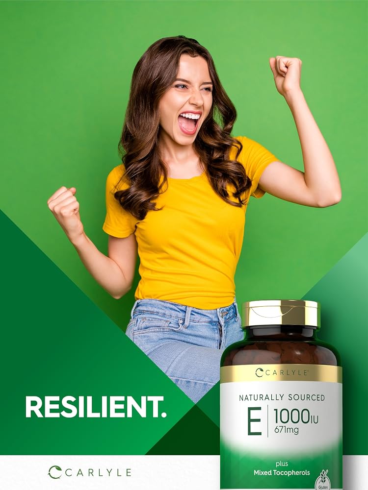 Carlyle Vitamin E 1000 IU with Mixed Tocopherols - 120 Softgels - image 7