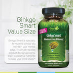 Irwin Naturals Ginkgo Smart Focus & Memory Brain Support - 120 Softgels - image 5