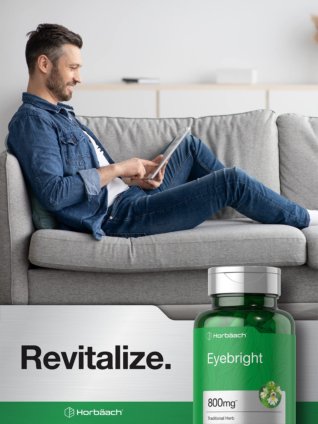 Horbäach Eyebright Herbal Supplement - 180 Capsules - image 6