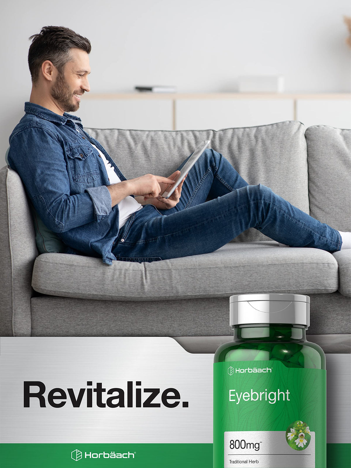 Horbäach Eyebright Herbal Supplement - 180 Capsules - image 6