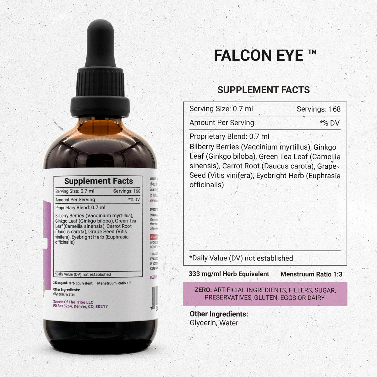 Secrets of the Tribe Falcon Eye Alcohol-Free Extract