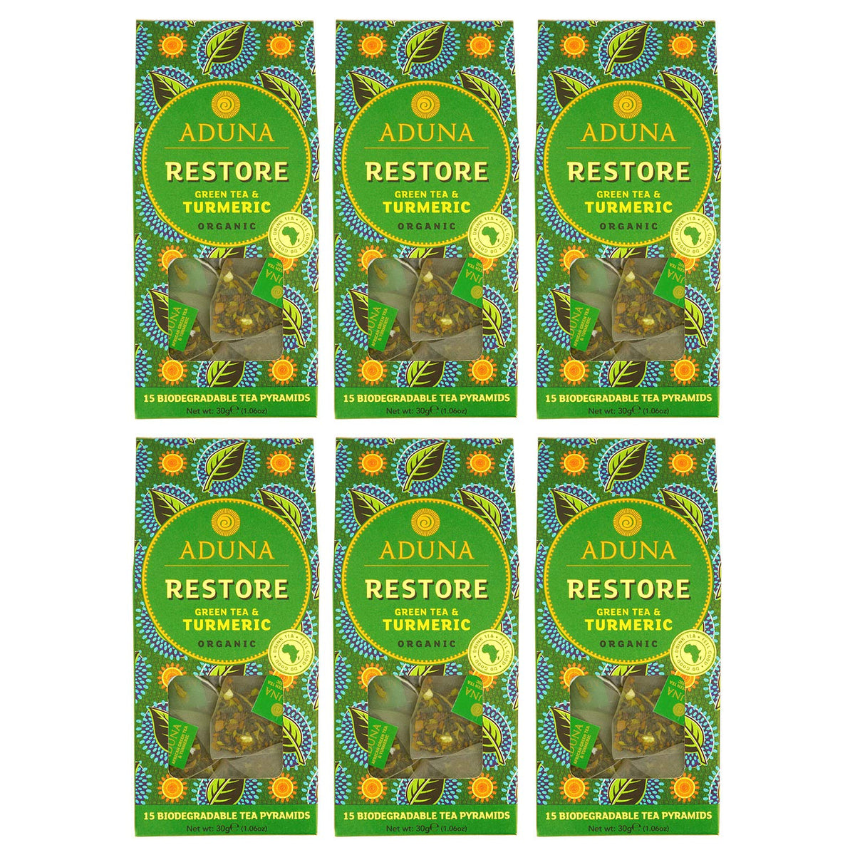 Aduna Organic Restore Green Super Tea - 90 Tea Bags - image 3