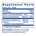 Life Extension Super K Vitamin K1 and K2 - 90 Softgels - image 3