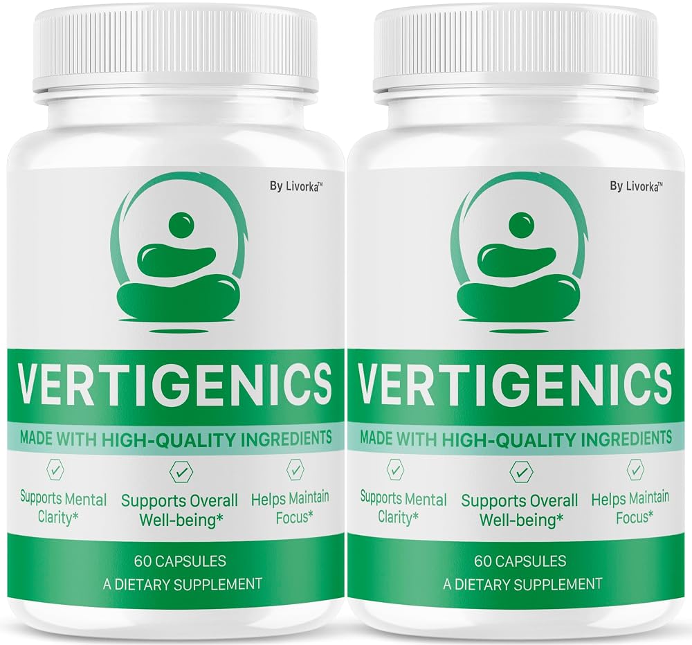 LIVORKA Vertigenics Advanced Formula Brain Health Support - 120 Capsules