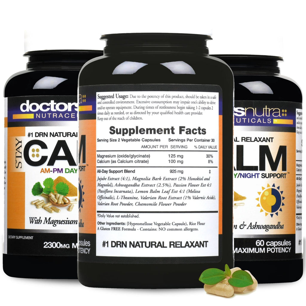 Doctors Nutra Stay-Calm 24 Hour Support - 180 Capsules - image 2