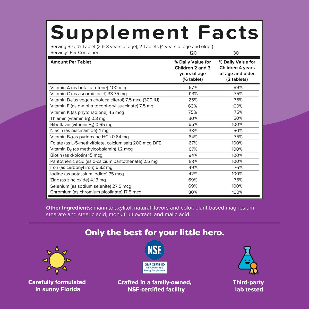 Renzo's Picky Eater Kids Multivitamin with Iron - 60 Tablets - image 7