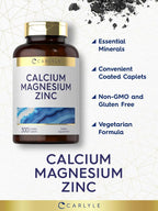 Carlyle Calcium Magnesium Zinc - 300 Caplets - image 4