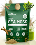 KIKI Green Irish Sea Moss Powder Immune Support - 8 Oz