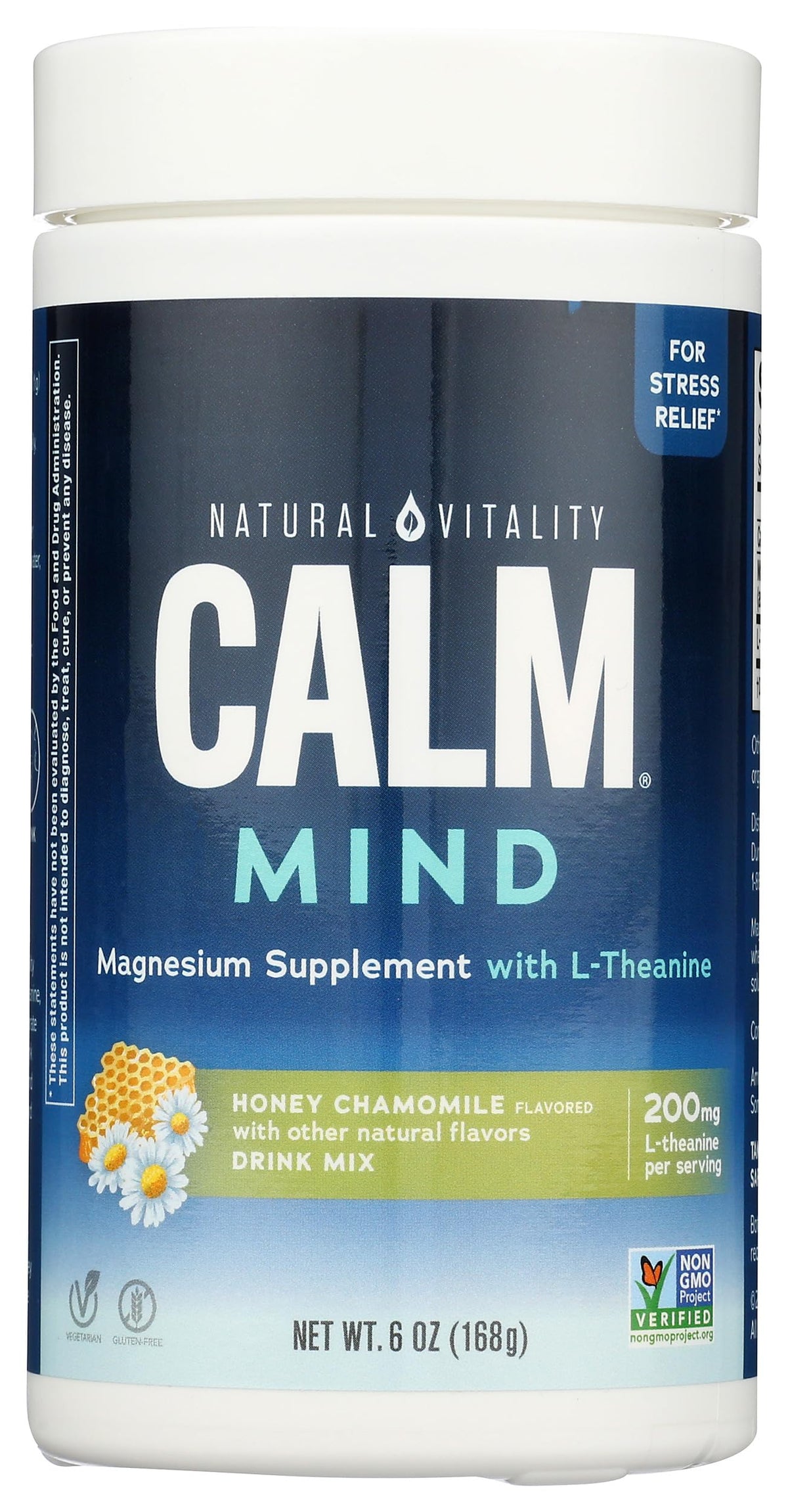 Natural Vitality Honey Chamomile Calm Mind Powder - 6 oz