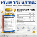 Presca Triple Strength Omega 3 Fish Oil 2400mg with Astaxanthin - 150 Softgels - image 6