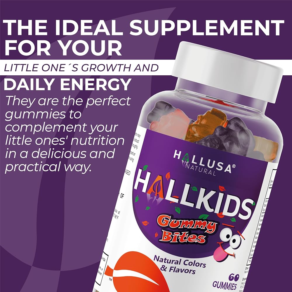 Hallusa Natural HallKids Multivitamin Gummies for Kids - 60 Gummies - image 7