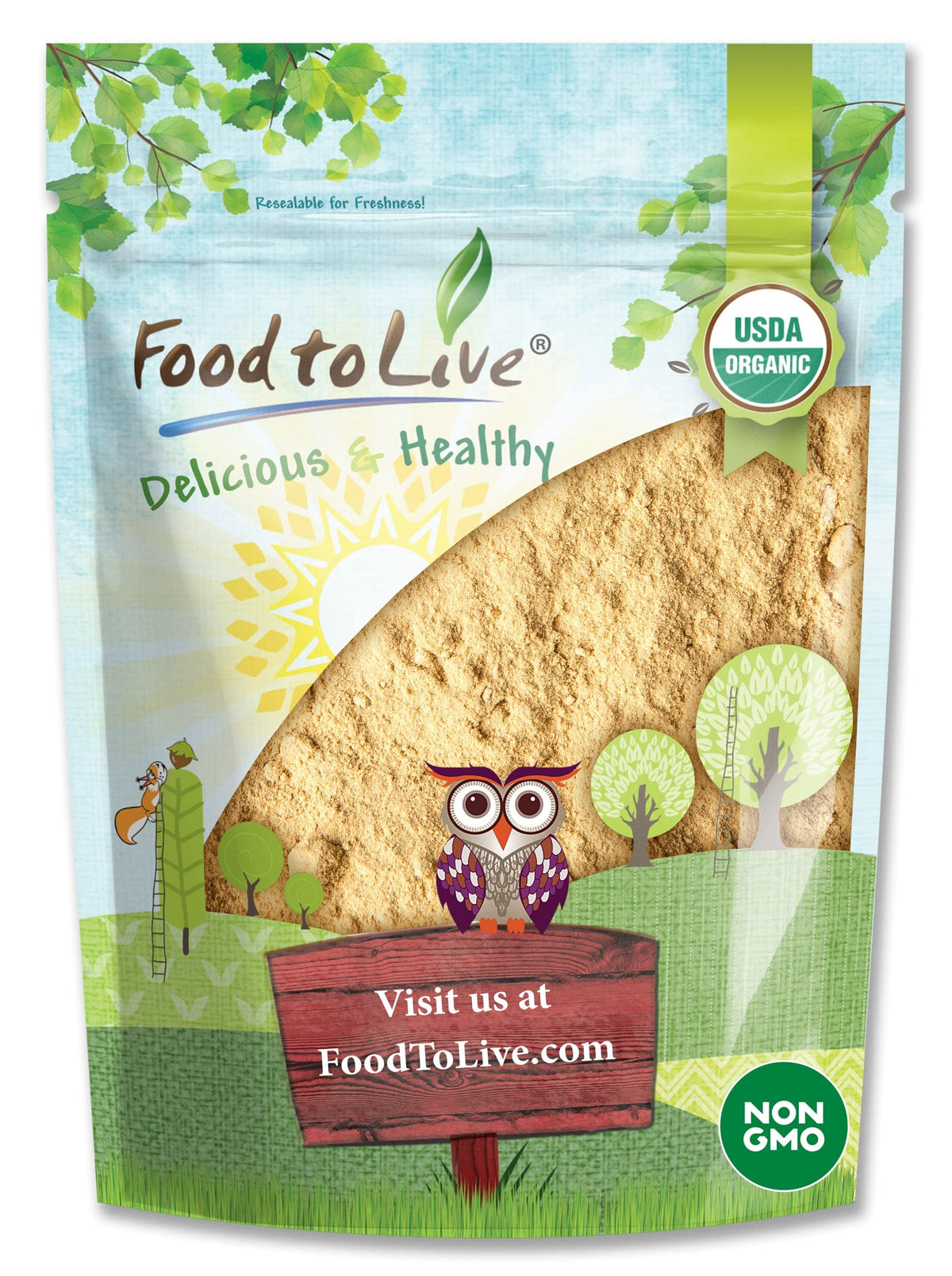 Food to Live Organic Maca Powder Gelatinized