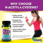 America Medic & Science NAC 600mg Capsules - 60 Count - image 2