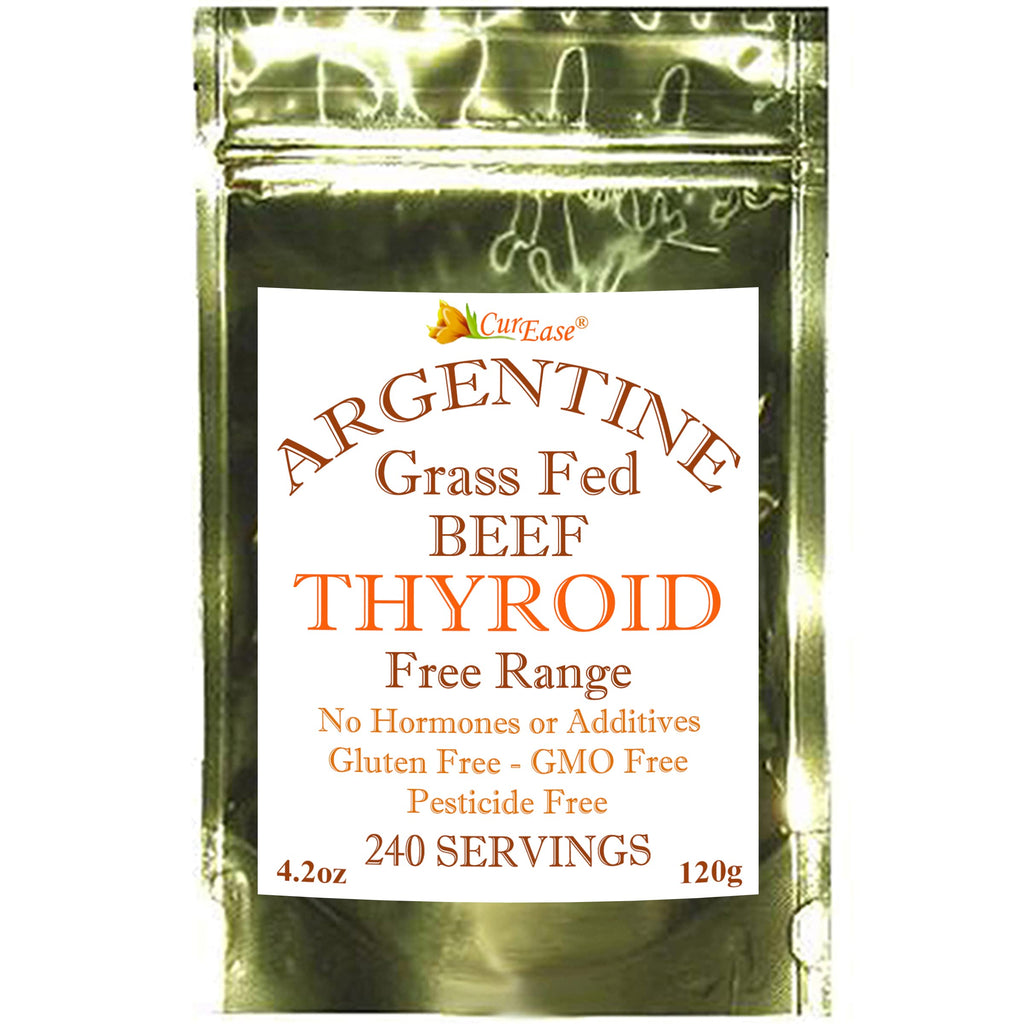 CurEase Beef Thyroid Powder Grass Fed Argentine - 4.2oz