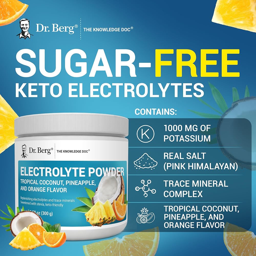 Dr. Berg Zero Sugar Hydration Keto Electrolyte Powder - 50 Servings - image 7