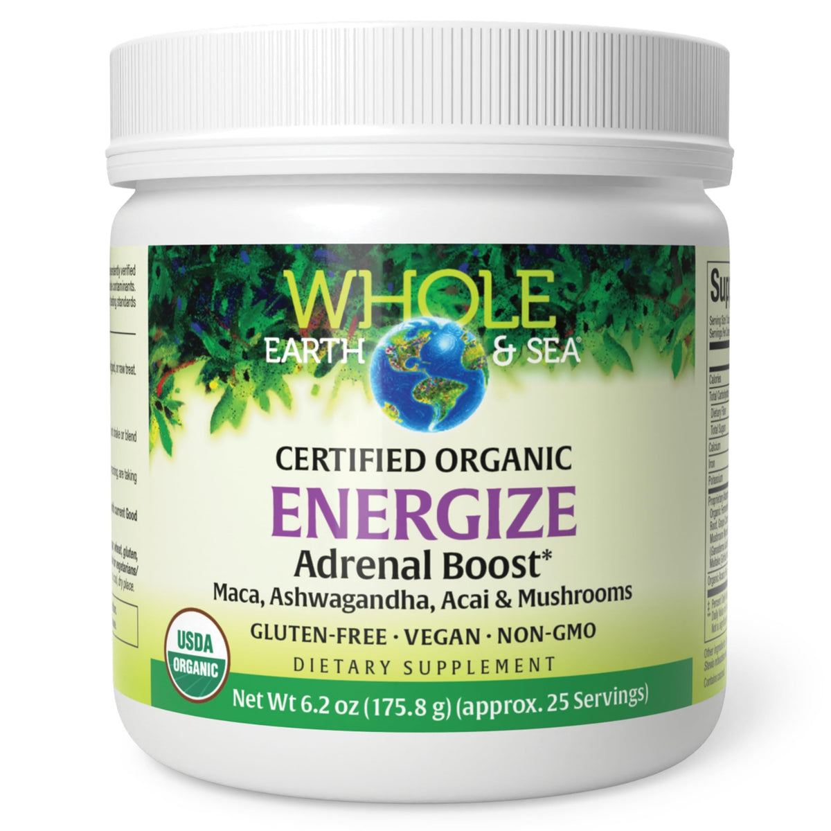 Natural Factors Energize Adrenal Boost Powder - 6.2 oz